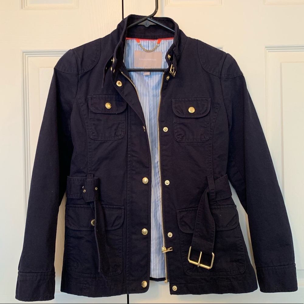 Banana Republic Blue Utility Jacket